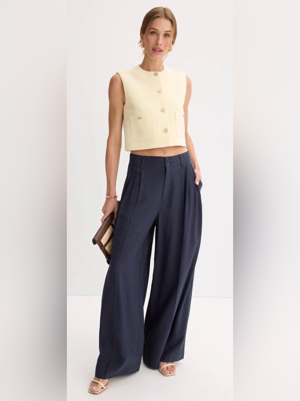 RTR CeCe Pleated Wide Leg Pants (0251)